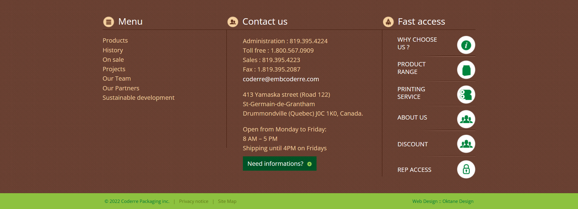footer coderre