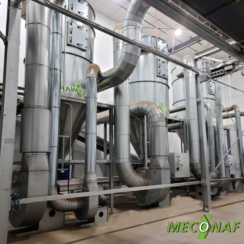 Extraction system for dust and skins – Rietveld Equipment